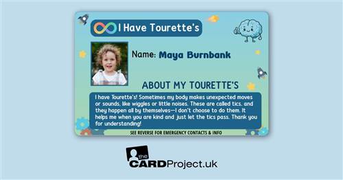 My Tourettes Card for Kids (FRONT)